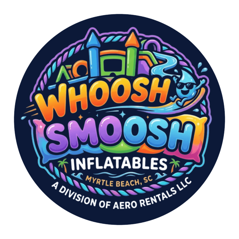 Whoosh Smoosh Inflatables logo